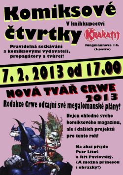 obrázek k novince Komiksový čtvrtek 7. 2. 2013!